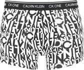 Calvin Klein trunk ck one triangle logo zwart & wit - M