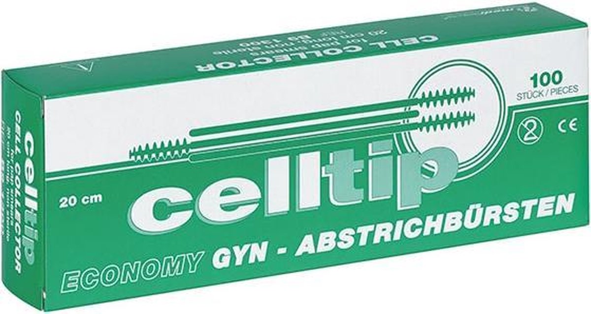 Goedkoopste Celltip borstel voor uitstrijkje - Niet-steriel - 100 stuks