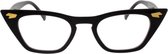Icon Eyewear NCB603 Beyonce Leesbril +1.00 - Glanzend zwart - Cat-eye