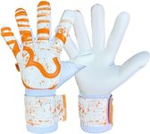 RWLK Picasso One Touch White Orange Keepershandschoenen - Maat 7