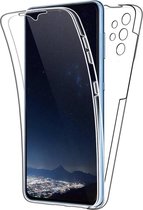 Telefoonhoesje Samsung Galaxy A32 4G Hoesje en Screen Protector in 1 - Samsung Galaxy A32 4G Case 360 graden Transparant