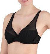 Antigel by Lise Charmel rayures ballerine zwart niet voorgevormde beugel BH 85/100F