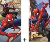 Spiderman strandlaken - 2 stuks  x 70 x140 cm 100% katoen