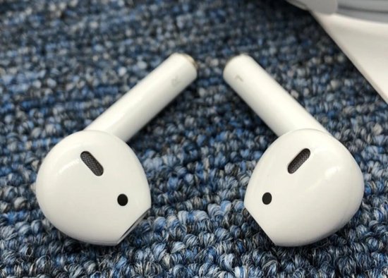 Draadloze bluetooth oordopjes autentik  2 met draadloos oplaadbare case - Bluetooth 5.0 - Geschikt voor Apple iPhone en Android 1:1 clone - Merkloos