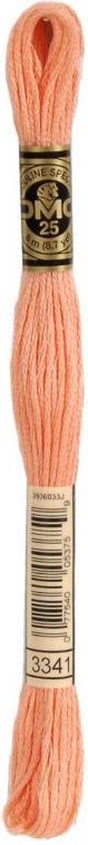 6 stuks DMC Borduurgaren-3341 Abrikoos