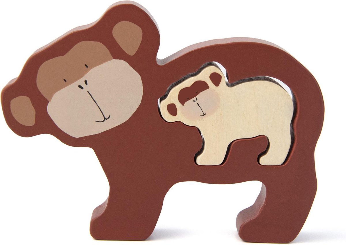 Trixie Mr. Monkey Houten Babypuzzel