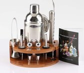 12-delige cocktailshaker set - RVS