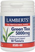 Lamberts Groene thee 5000 mg - 60 tabletten - Kruidenpreparaat