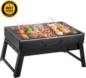 Barbecue opvouwbaar - koffer barbecue - BBQ inklapbaar - grill 45x30cm - tafel grill