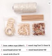 Macramé 2 pakket DIY| Macramé touw | Macramé pakket om een plantenhanger of wandkleed/ wanddecoratie te maken