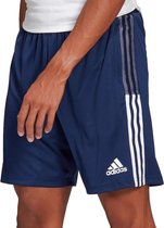 adidas Tiro 21 Sportbroek - Maat L  - Mannen - navy/wit