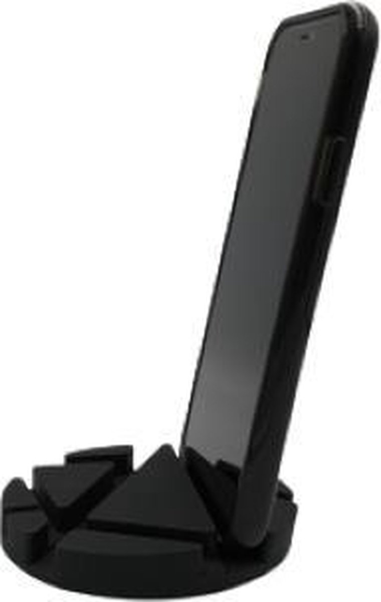 Telefoonstandaard - Tablethouder - Telefoonhouder - Onderzetters - Set van 2 - Zwart