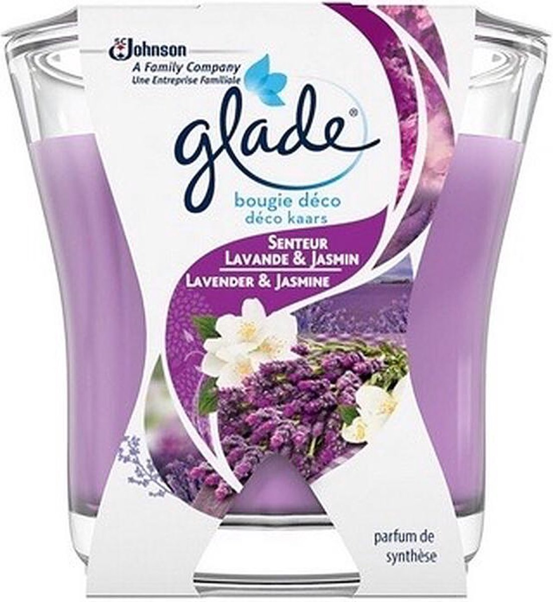 Glade Geurkaars Lavender & Jasmine 70 Gr