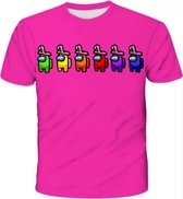 Among Us Kinder T-shirt-maat 134