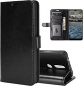 Nokia 2.4 hoesje - MobyDefend Wallet Book Case (Sluiting Achterkant) - Zwart - GSM Hoesje - Telefoonhoesje Geschikt Voor Nokia 2.4