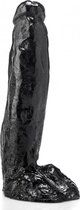 XXLTOYS - Karol - Large Dildo - Inbrenglengte 19 X 4.8 cm - Black - Uniek Design Realistische Dildo – Stevige Dildo – voor Diehards only - Made in Europe