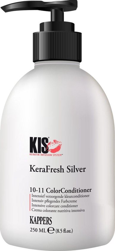 Kis kerafresh 10-11 silver conditioner - kleur creme - spoeling zilver - kleur | bol.com