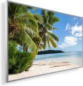 Infrarood Verwarmingspaneel 600W met fotomotief een Smart Thermostaat (5 jaar Garantie) - Strand en Palmboom 40