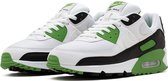 NIKE AIR MAX 90 heren sneaker wit/groen/zwart