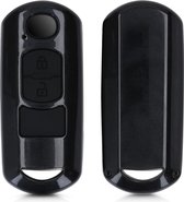 kwmobile autosleutelhoes voor Mazda 2-knops Keyless Go autosleutel - Harcover sleutelhoes in zwart