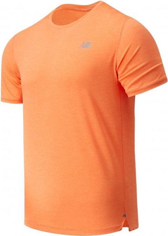New Balance Impact Run Shirt Hommes - orange - taille S