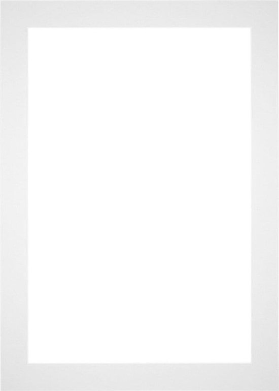 Votre Déco Passe-Partout - Format cadre 50x70cm - Format photo 40x60 cm - Wit