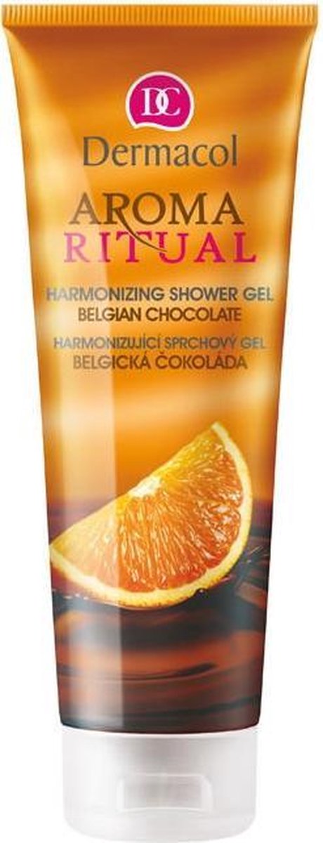 Dermacol - Harmonizing Ritual Aroma Shower Gel (Belgian chocolate with orange) Balancing Cleansing Gel - 250ml