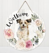 Welkom - Bolonka Zwetna | Muurdecoratie - Bordje Hond