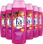 Fa Kids Mermaid Douche & Shampoo 6x 250ml - Voodeelverpakking