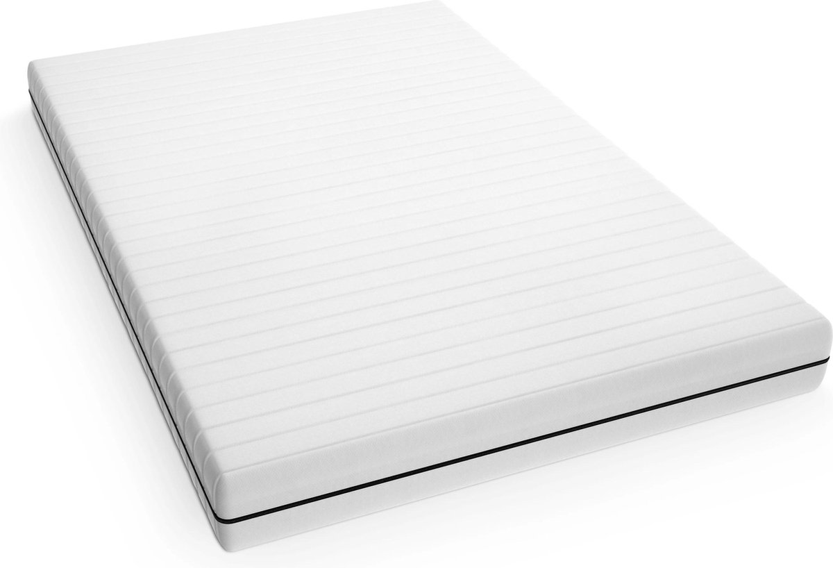 Matras - 120x200 - 7 zones - koudschuim - premium plus tijk - 15 cm - hard