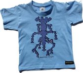Anha'Lore Designs - Alien - Kinder t-shirt - Lichtblauw - 3/4j