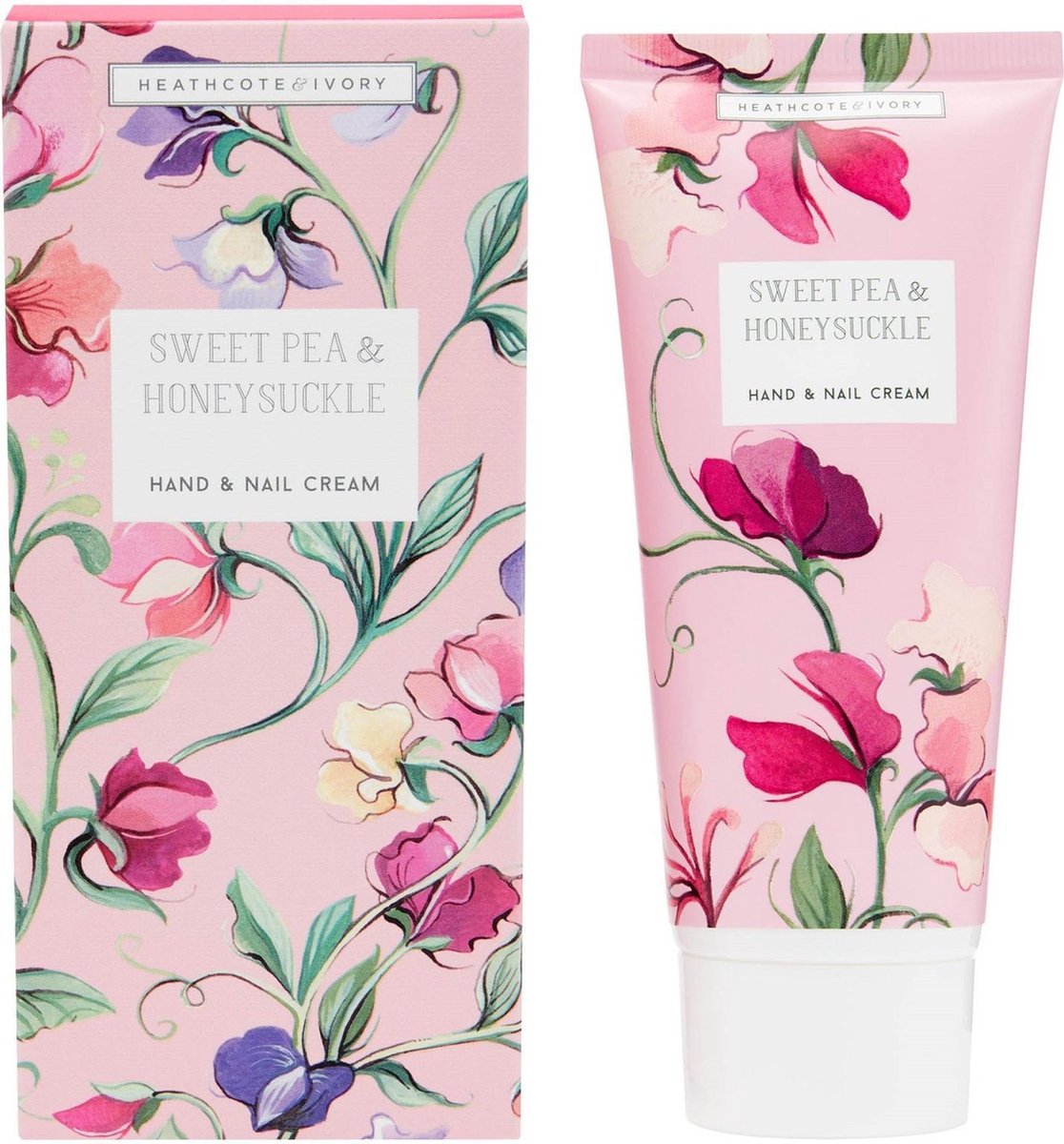 Goedkoopste Heathcote & Ivory London luxe hand- en nagelcrème – Lathyrus en kamperfoelie – 100ml - sheaboter - vegan - moederdag cadeau