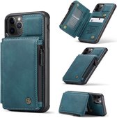 Caseme - Apple iPhone 11 Pro Max - Back Cover Wallet hoesje - Blauw