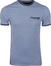 MZ72 - Heren T-Shirt - Trame - Blauw