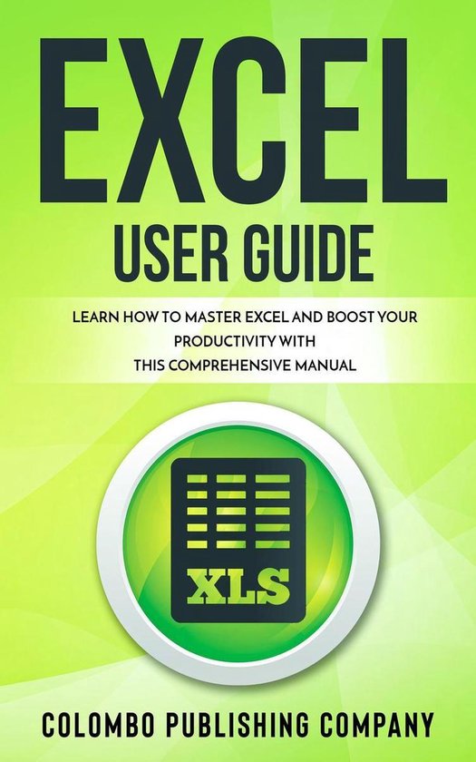 Excel User Guide - cover