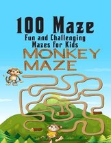 100 maze. Fun and Challenging Mazes for Kids: (8.5''x11.5'') Ages 4-8