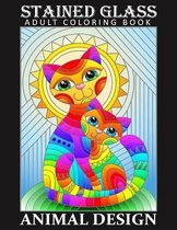 Stained Glass Adult Coloring Book - Animal Desing