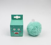 GROEN interactieve plush bal | kattenspeelgoed | kittenspeelgoed | geluidsbal | Dieren speeltje | Kikkergeluid | 3 geluiden| musthave voor katten |