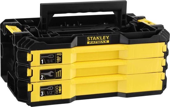 Stanley Pro-Stack 3 lades 126 gereedschap | bol.com