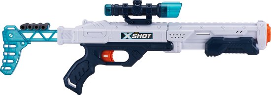 ZURU Pack X-Shot Fusil double canon Vigilente + baril de 200 fléchettes -  Cdiscount Jeux - Jouets