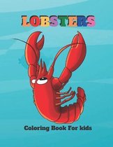 Lobsters Coloring Book For kids