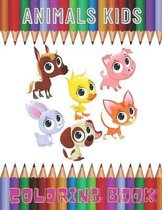 Animals Kids - Coloring Book