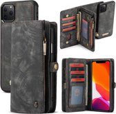 Caseme - Apple iPhone 11 Pro - Vintage Portemonnee Hoesje - Zwart