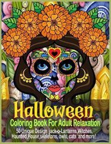 Halloween Coloring Book For Adult Relaxation