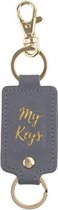 CGB Giftware Willow And Rose My Keys Grey Keyring (One Size) (Grey)