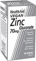 Health Aid Gluconato De Zinc 90 Comp