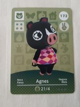 Amiibo animal crossing new horizons origineel Eu Agnes 172 kaart