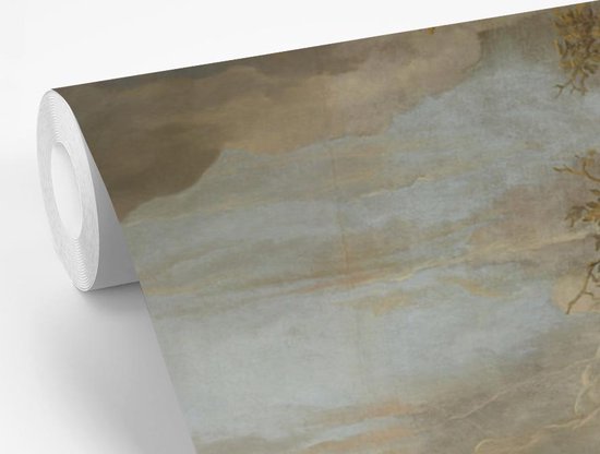 Behang - Fotobehang - Farao's dochter vindt Mozes in het biezen mandje