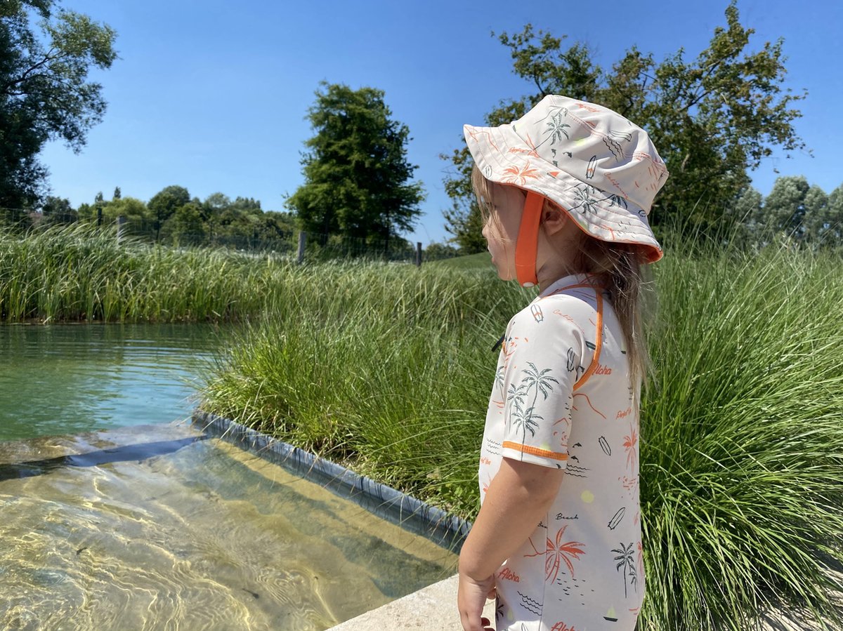 Ducksday - zwempak voor baby en peuter - UV - werend - UPF50+ - unisex - Waikiki - 3 jaar — afbeelding 12