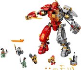 LEGO NINJAGO 71720 Le Robot de feu et de pierre